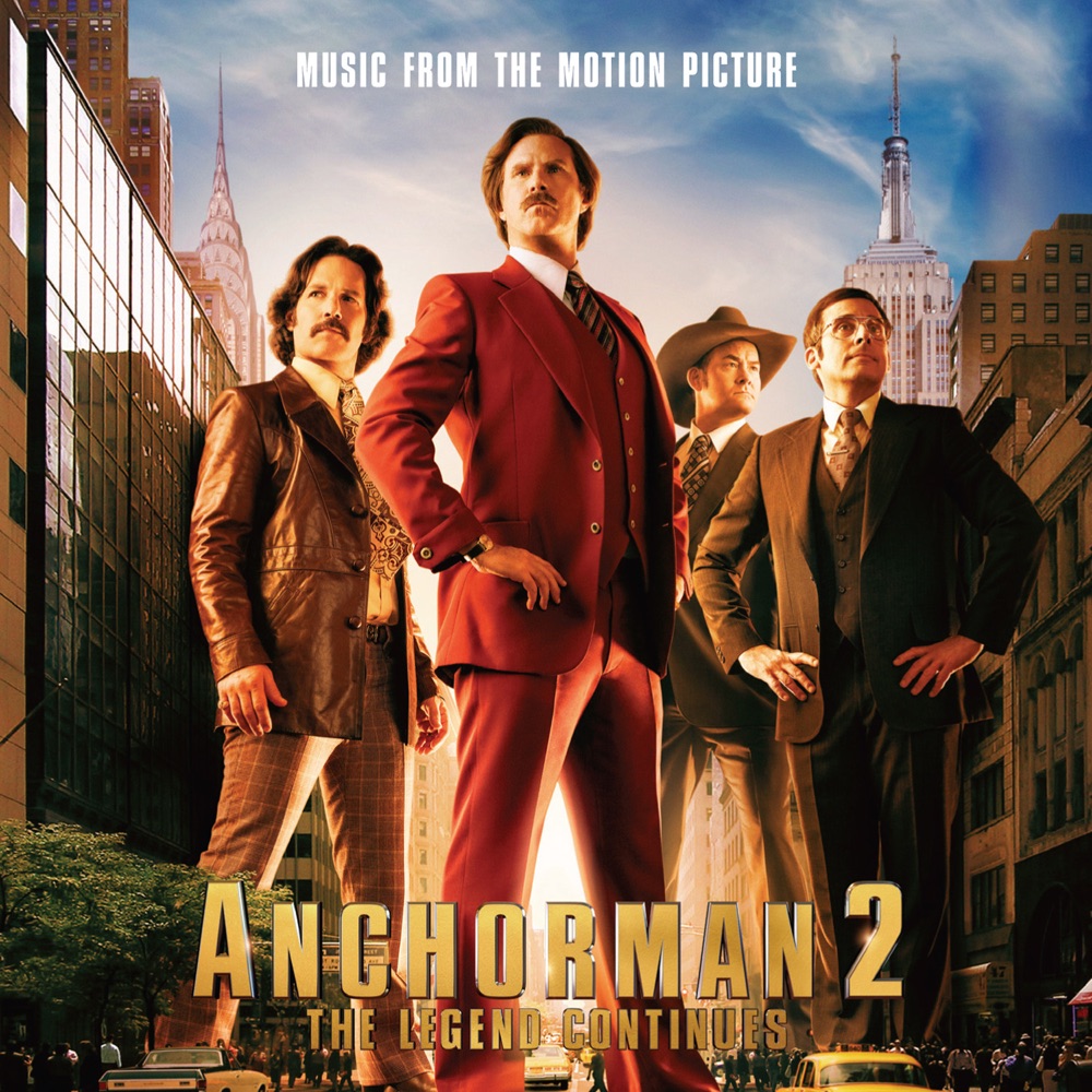 Anchorman 2 soundtrack cover.
