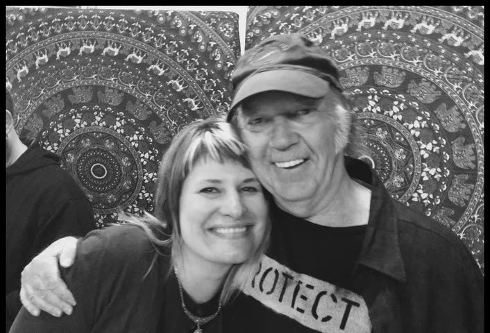Charissa Nielsen with Neil Young