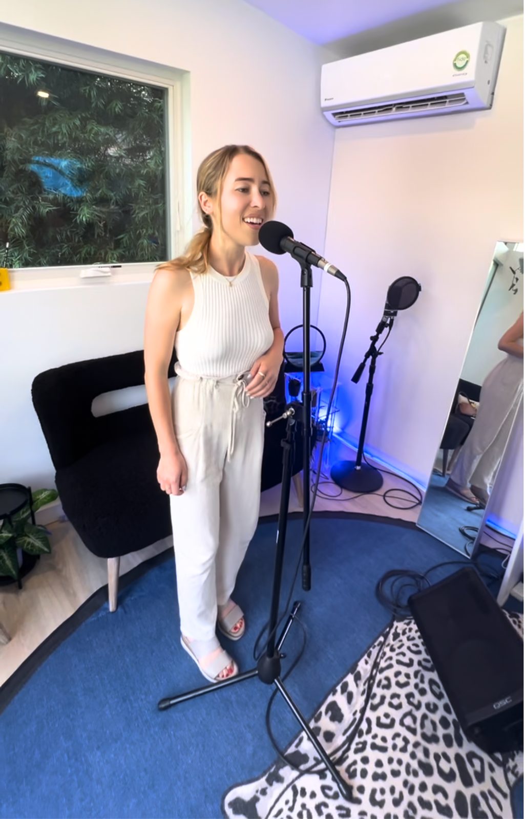 Bri — singing lesson, Studio C