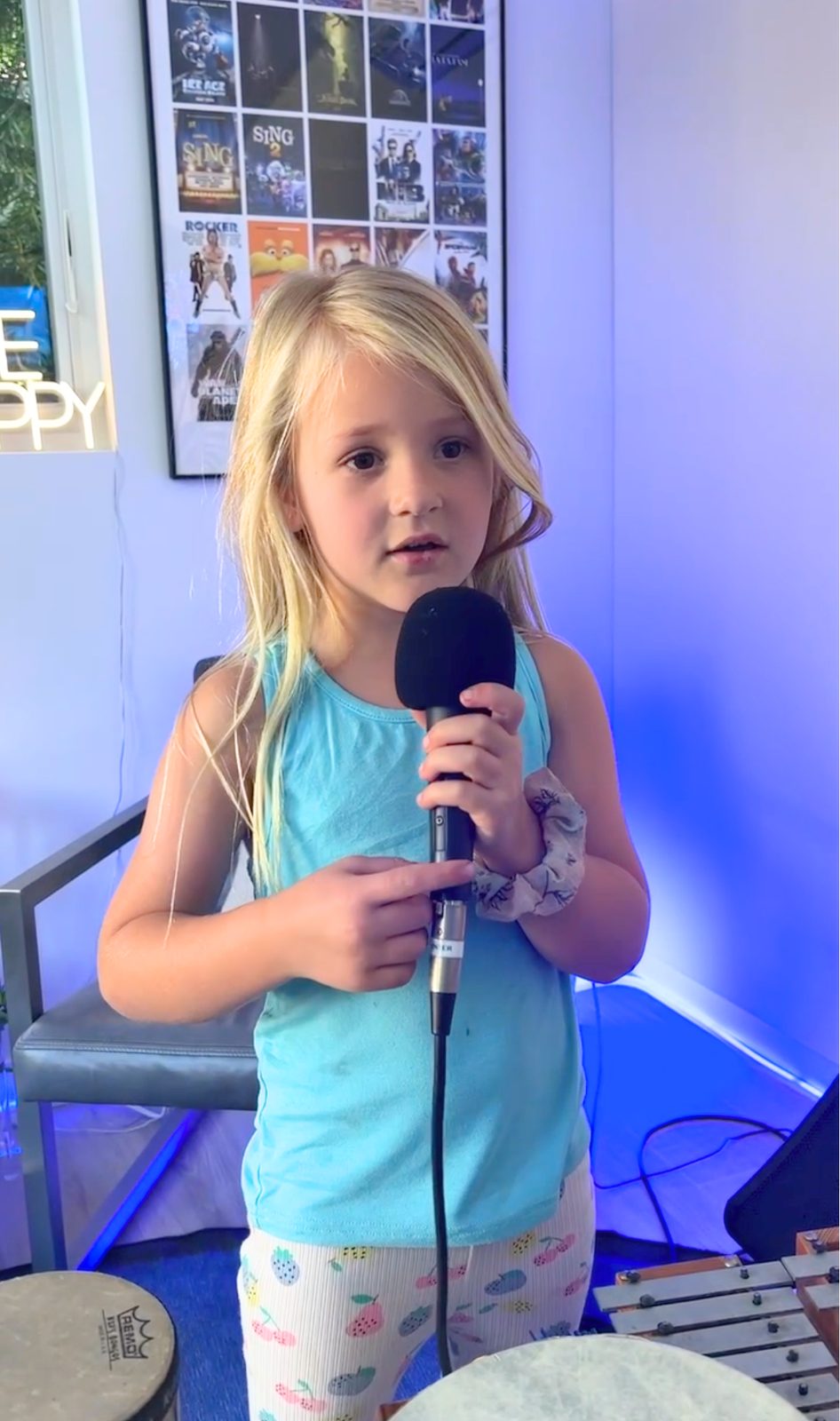 Nahla — singing lesson, Studio C