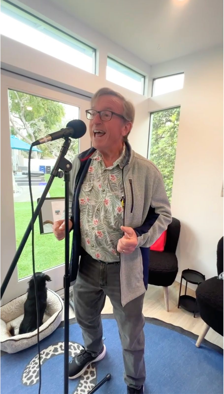 Rich — singing lesson, Studio C